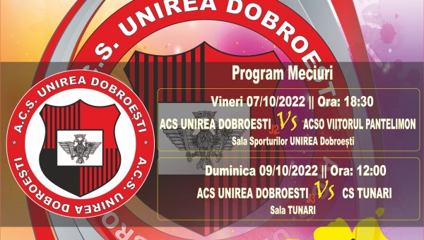 ACS Unirea Dobroesti va invita la meci!!